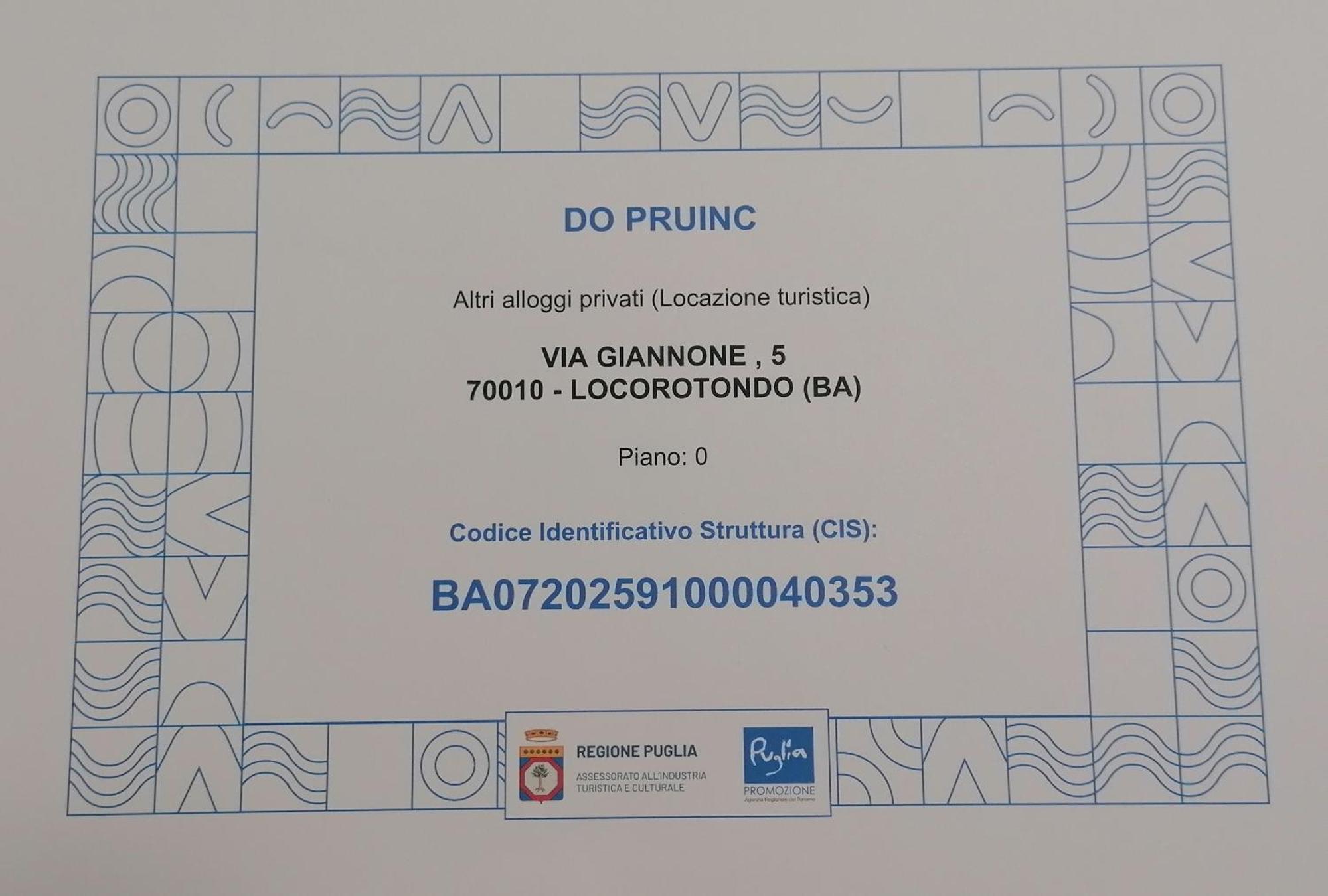 Do Pruinc Locorotondo Exterior foto